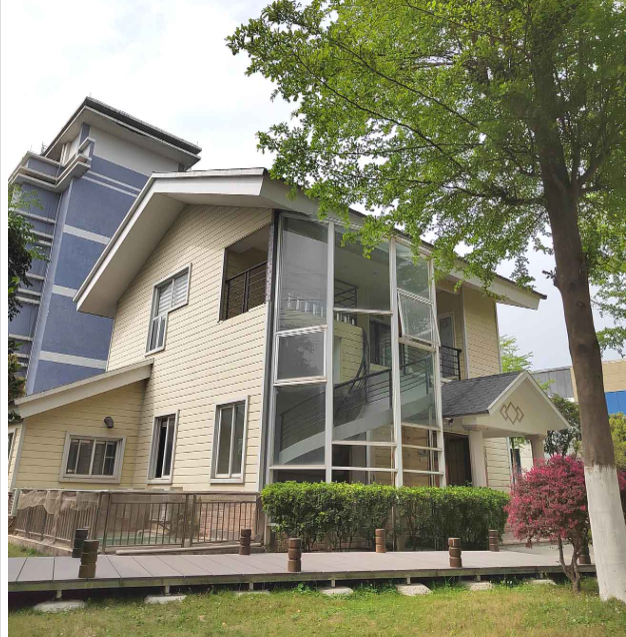 Wood Grain Fiber Cement Board Exterior Wall