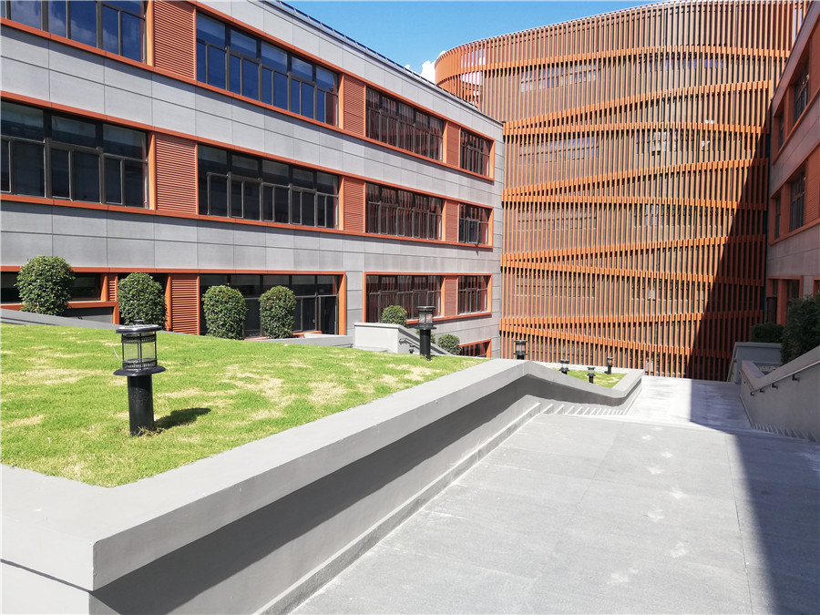 Through Colored Fiber Cement Board Cladding for Landscapes