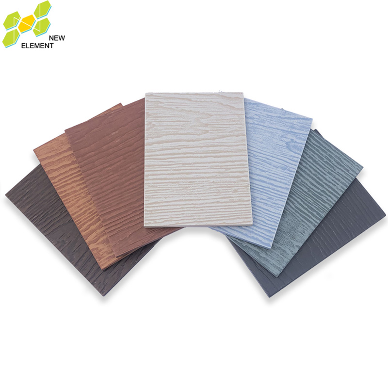 Wood Grain Fiber Cement Board For Exterior Wall