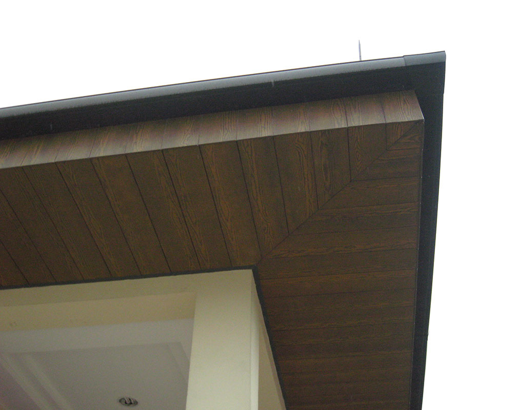 Wood Grain Fiber Cement Siding For Soffit